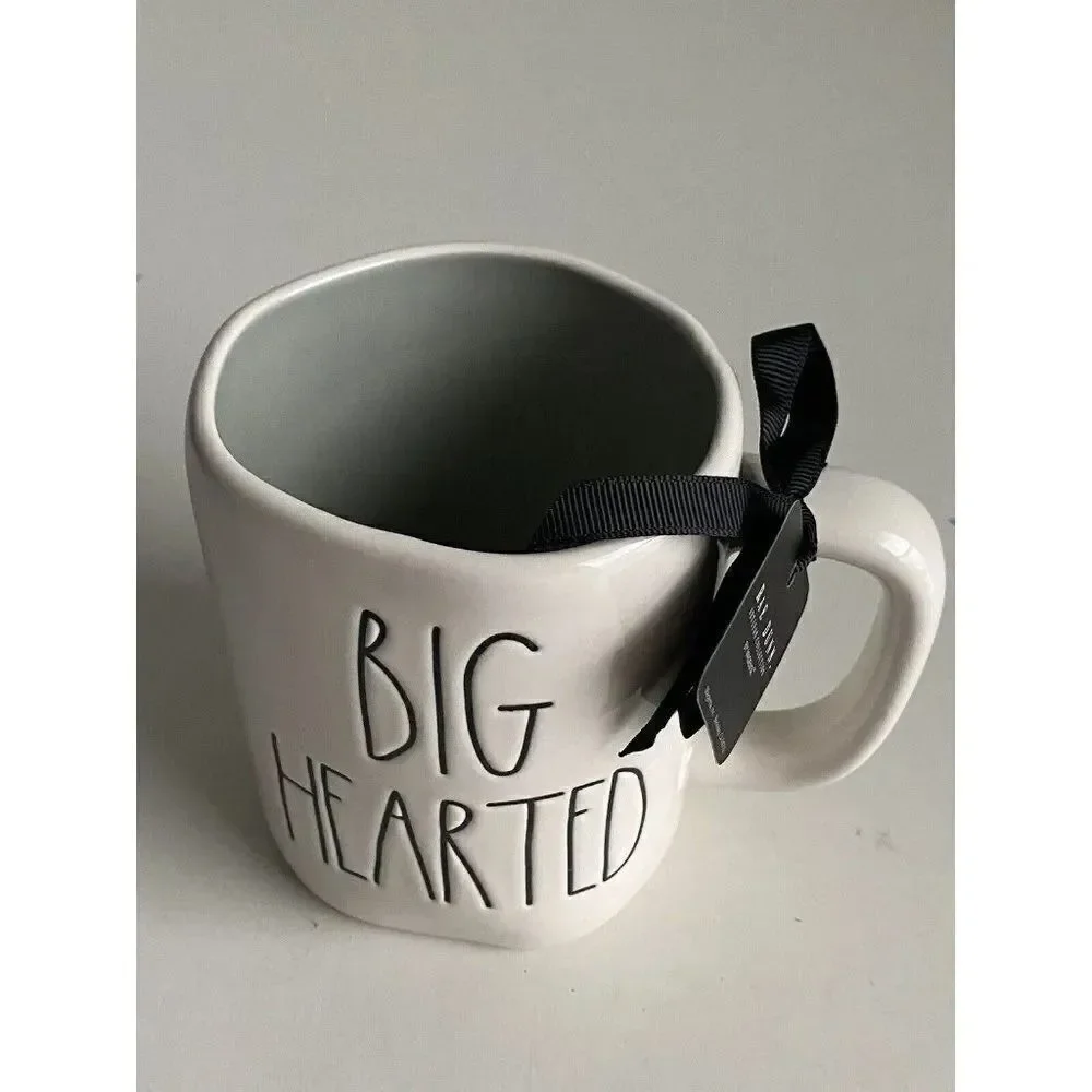 Rae Dunn Wizard Of Oz Mug Tin Man Big‎ Hearted Double Sided NEW